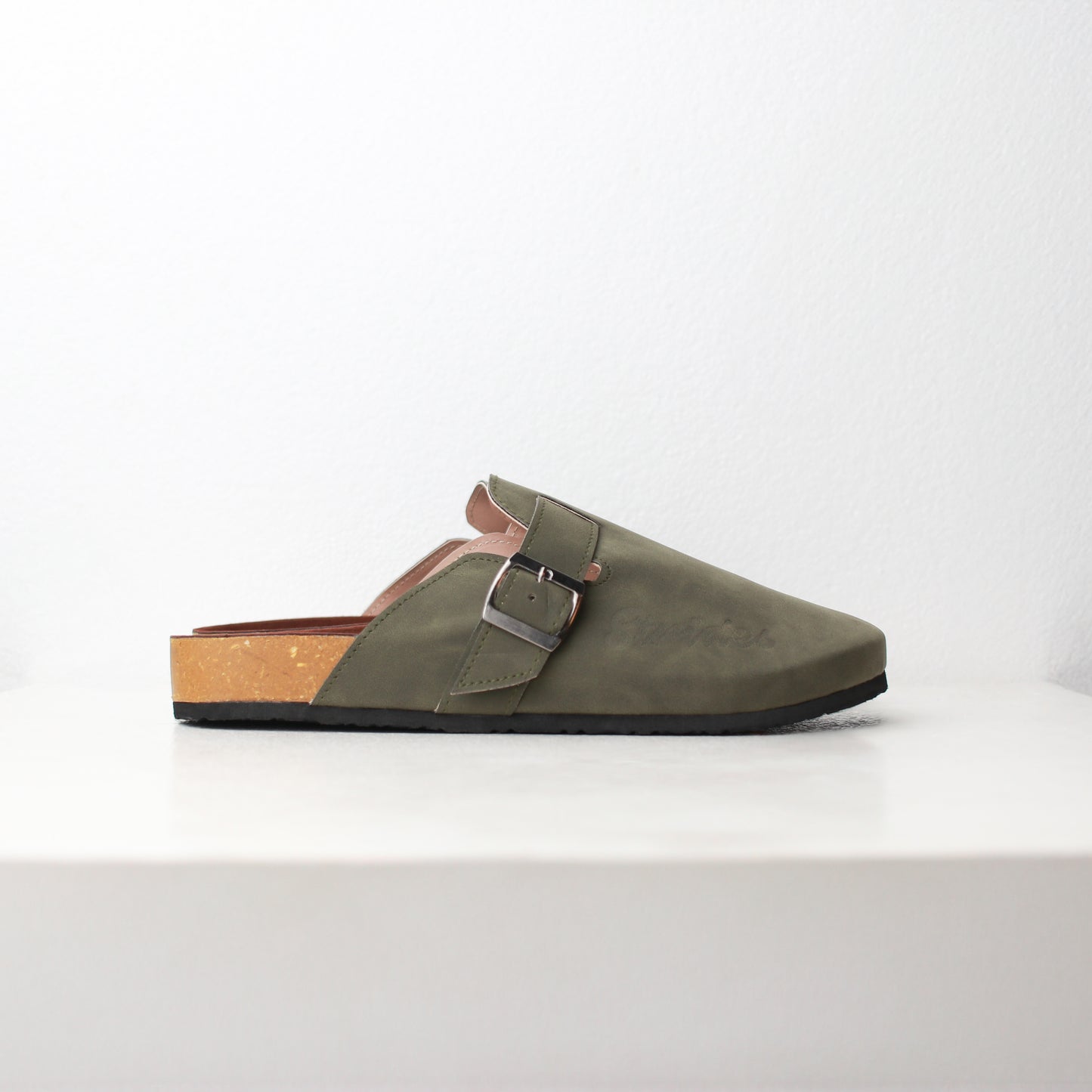 Strides "Moss Green" Synthetic Clogs