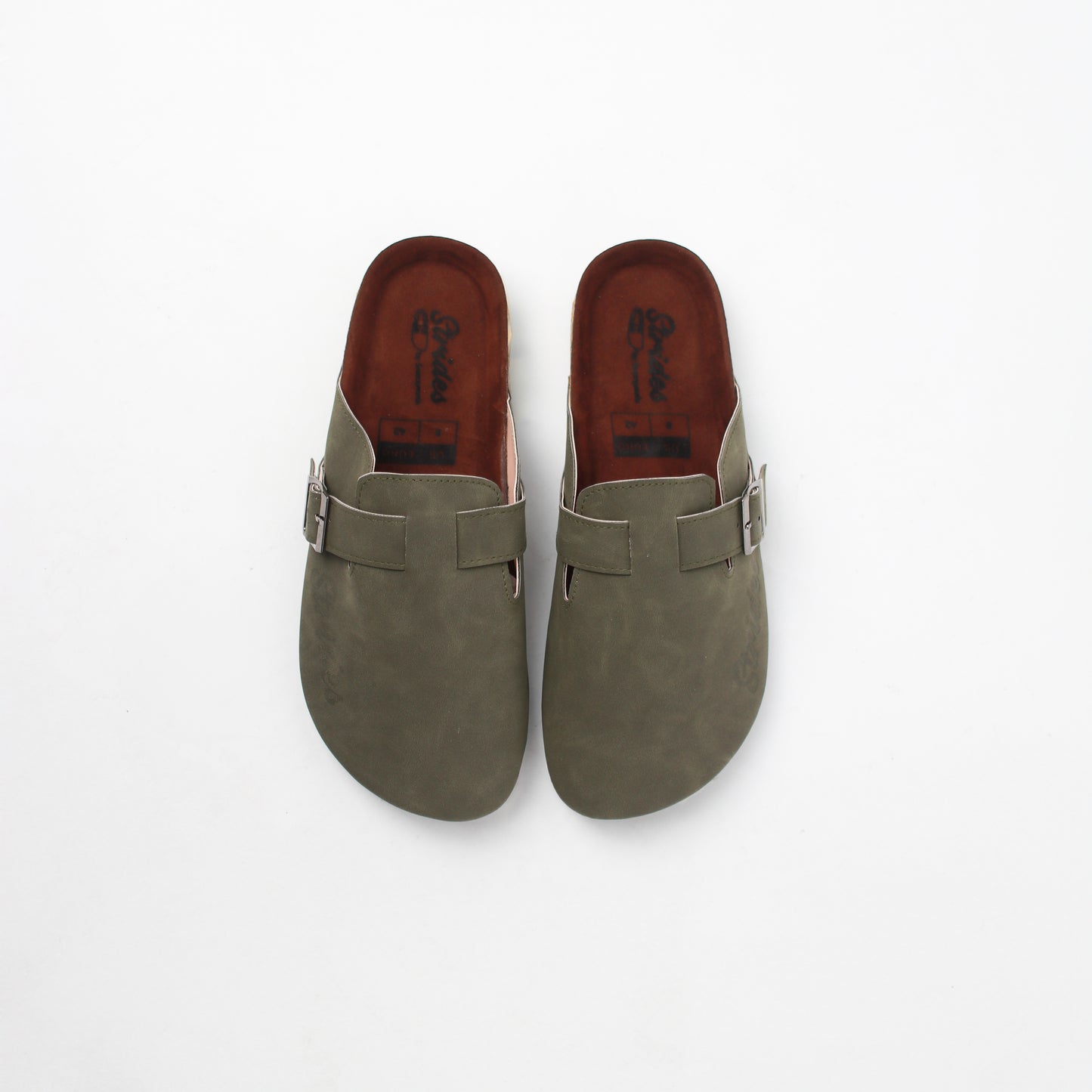Strides "Moss Green" Synthetic Clogs