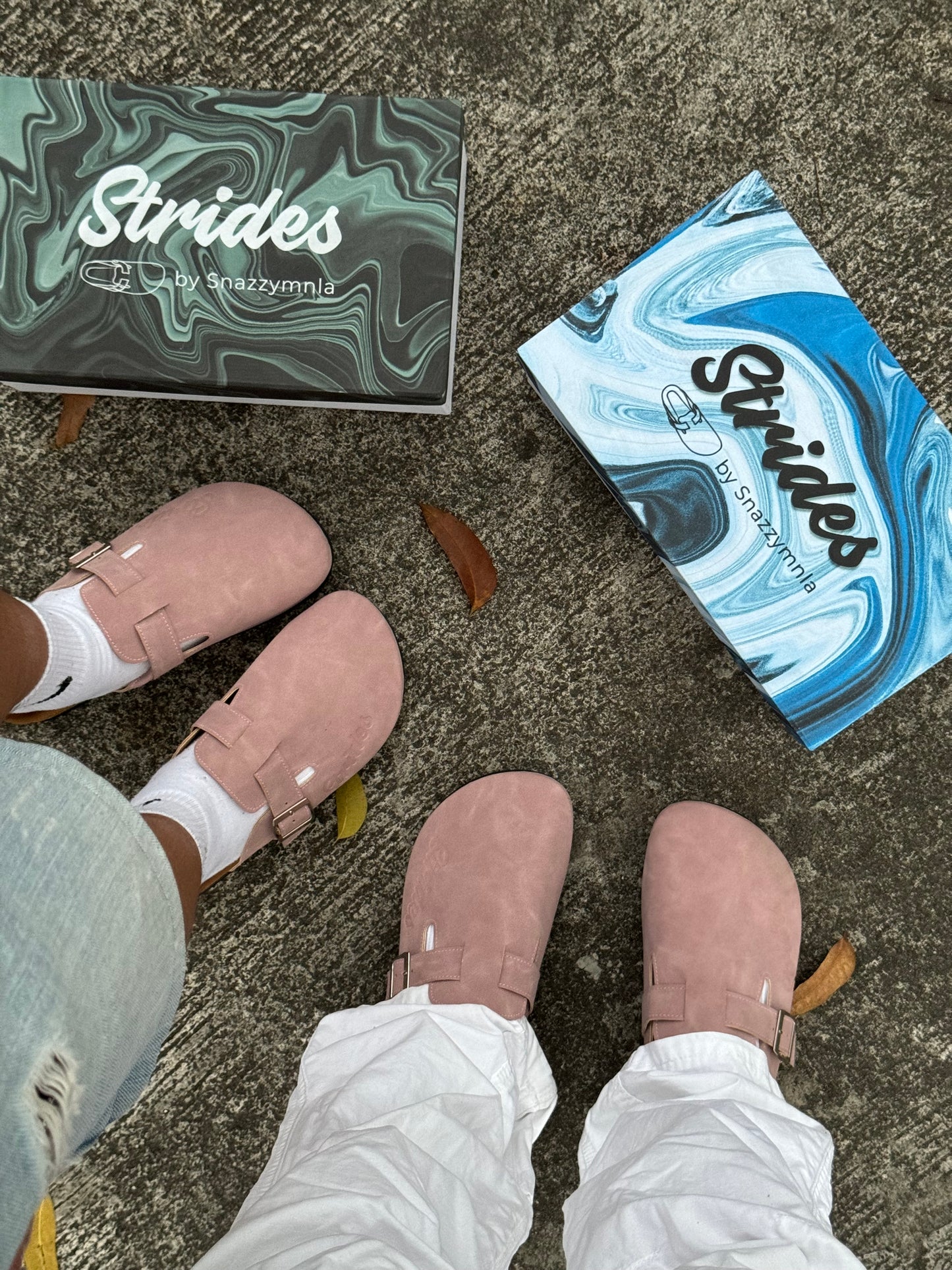 Strides "Salmon Pink" Synthetic Clogs