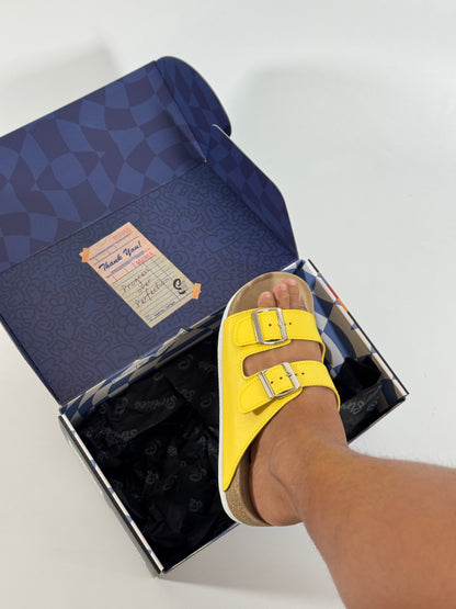 Strides “Lemon” 2 Strap Slides