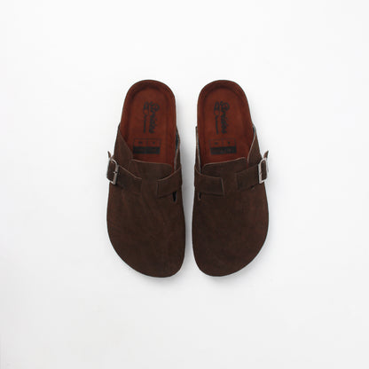 Strides "Cocoa" Leather Clogs