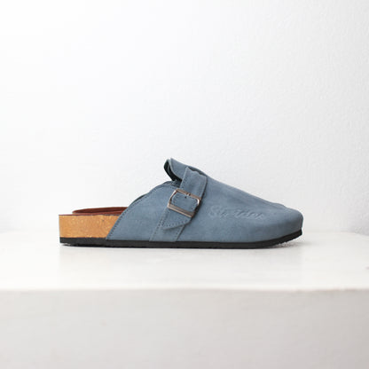 Strides "Powder Blue" Leather Clogs